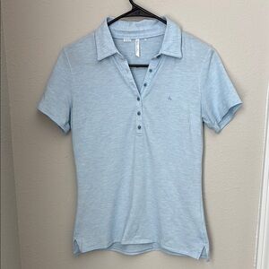 Travis Mathew Women's Light Blue Polo Shirt